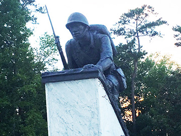 African American Soldier Statue