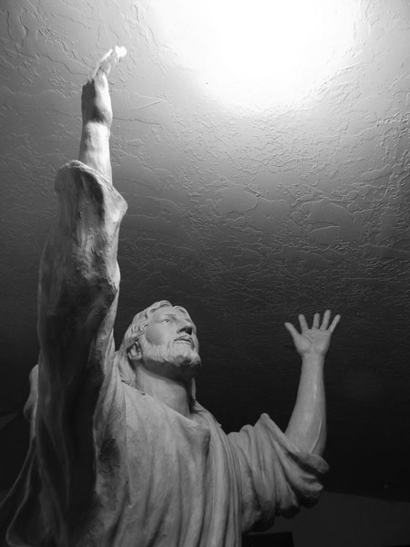 Ascending Savior Christ Statue