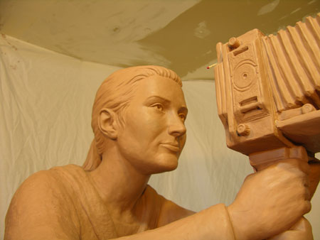 Debra McClinton statue 2