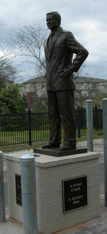 LSU Coach Paul Dietzel bronze statue monument 3