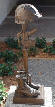 Vietnam Battle Cross bronze statue